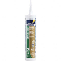 White Lightning - 10 oz Tube White Silicone Sealant - -80 to 450°F Operating Temp, 30 min Tack Free Dry Time, 24 to 48 hr Full Cure Time - Strong Tooling