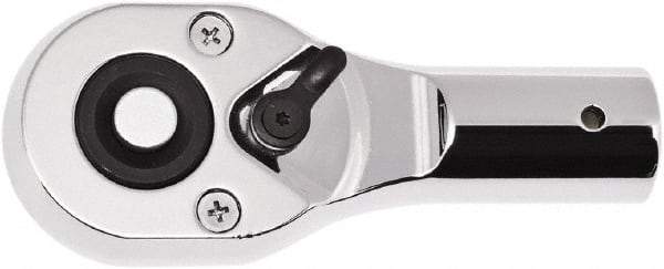 GearWrench - 3/4" Drive Pear Head Ratchet - Full Polish Chrome Finish, 8" OAL, 24 Gear Teeth, Standard Head - Strong Tooling