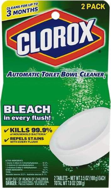 Clorox - 3.5 oz Tablet Solid Toilet Bowl Cleaner - Unscented Scent, Disinfectant, Bathroom Surfaces - Strong Tooling