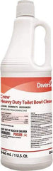 Diversey - 32 oz Squeeze Bottle Liquid Toilet Bowl Cleaner - Mint Scent, Nonacidic, Toilets - Strong Tooling