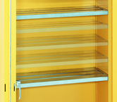 43 x 18 (Yellow) - Extra Shelves for use with Flammable Liquids Safety Cabinets - Strong Tooling