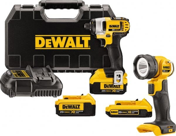 DeWALT - 20 Volt Cordless Tool Combination Kit - Strong Tooling