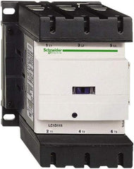 Schneider Electric - 3 Pole, 24 Coil VDC, 115 Amp at 440 VAC, Nonreversible IEC Contactor - Bureau Veritas, CCC, CSA, CSA C22.2 No. 14, DNV, EN/IEC 60947-4-1, EN/IEC 60947-5-1, GL, GOST, LROS, RINA, RoHS Compliant, UL 508, UL Listed - Strong Tooling