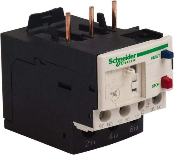 Schneider Electric - 3 Pole, NEMA Size 0-1, 16 to 24 Amp, 690 VAC, Thermal NEMA Overload Relay - Trip Class 20, For Use with LC1D18, LC1D25, LC1D32 and LC1D38 - Strong Tooling