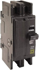 Square D - 30 Amp, 120/240 VAC, 2 Pole, DIN Rail Mounted, Flush Mount, Surface Mount Miniature Circuit Breaker - Thermal Magnetic Trip, 10 kA at 120/240 VAC Breaking Capacity, 14-2 (Aluminum), 14-2 (Copper) AWG, 74mm Deep x 103mm High x 19mm Wide - Strong Tooling