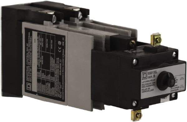 Square D - Electromechanical Screw Clamp General Purpose Relay - 10 Amp at 600 VAC, 8NO, 110 VAC at 50 Hz & 120 VAC at 60 Hz - Strong Tooling