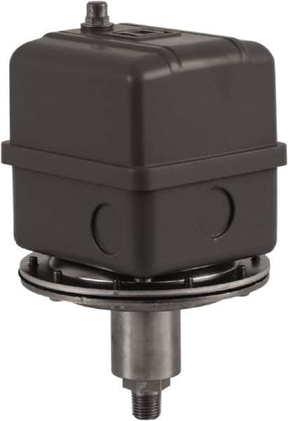 Square D - 1 NEMA Rated, DPST, 3 inHg to 8 inHg, Vacuum Switch Pressure and Level Switch - Adjustable Pressure, 480 VAC, Screw Terminal - Strong Tooling