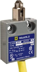 Square D - SPDT, NC/NO, 240 VAC, Prewired Terminal, Roller Plunger Actuator, General Purpose Limit Switch - 1, 2, 4, 6, 6P NEMA Rating, IP67 IPR Rating, 80 Ounce Operating Force - Strong Tooling