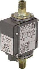 Square D - 4, 13 and 4X NEMA Rated, DPDT, 175 psi, Electromechanical Pressure and Level Switch - Adjustable Pressure, 120 VAC at 6 Amp, 125 VDC at 0.22 Amp, 240 VAC at 3 Amp, 250 VDC at 0.11 Amp, 1/4 Inch Connector, Screw Terminal, For Use with 9012G - Strong Tooling