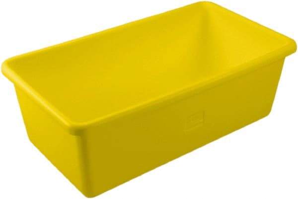 Remco - 149 Gal, 500 Lb Load Capacity Yellow Polyethylene Tote Container - Nesting, 46.8" Long x 26-1/2" Wide x 16.9" High - Strong Tooling