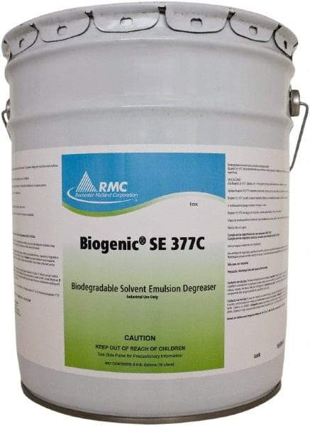 Rochester Midland Corporation - 5 Gal Bucket Cleaner/Degreaser - Liquid, d-Limonene Solvent, Alkaline, Water Base, Citrus - Strong Tooling