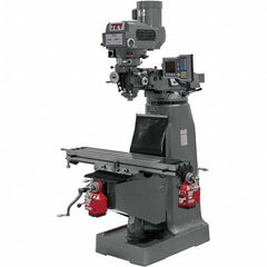 Jet - 49 x 9" 230V Variable Speed Pulley Control 3 Phase Knee Milling Machine - Strong Tooling