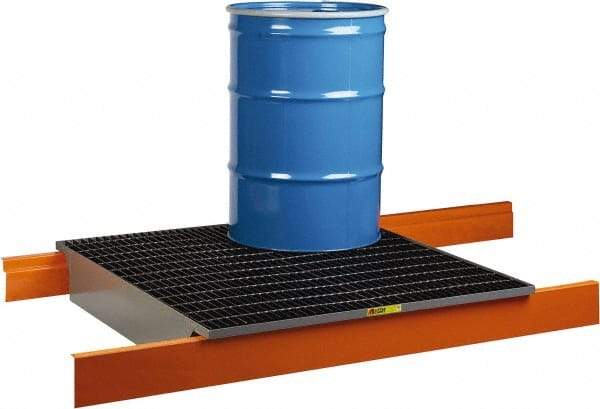 Little Giant - 66 Gal Sump, Steel Spill Deck or Pallet - 49" Long x 51" Wide x 8-1/2" High - Strong Tooling