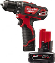 Milwaukee Tool - 12V 3/8" Pistol Grip Cordless Drill - Strong Tooling