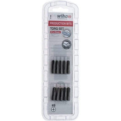 Wiha - 1/4" Drive, #8 Torq-Set Screwdriver Bit - 1" OAL - Strong Tooling