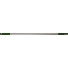 Broom/Squeegee Poles & Handles; Connection Type: European Threaded; Handle Length (Decimal Inch): 33; Telescoping: No; Handle Material: Aluminum; Color: Green; For Use With: Brooms