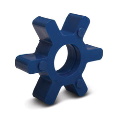 TB Wood's - Flexible Coupling; Type: Spider ; Outside Diameter (Inch): 4.47 ; Material: Urethane, Blue ; Torque (In/Lb): 2589 (Pounds); MaximumAssemblyOAL (Inch): 4.88 ; Coupling Size: L190 - Exact Industrial Supply