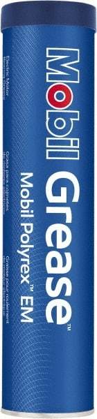 Mobil - 13.7 oz Cartridge Polyurea High Temperature Grease - Blue, High Temperature, 350°F Max Temp, NLGIG 2, - Strong Tooling