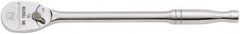 GearWrench - 1/4" Drive Pear Head Ratchet - Full Polish Chrome Finish, 6" OAL, 84 Gear Teeth, Full Polished Handle, Standard Head - Strong Tooling