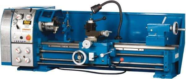 Enco - 12" Swing, 36" Between Centers, 220 Volt, Single Phase Bench Lathe - 5MT Taper, 1-1/2 hp, 65 to 1,810 RPM, 1-1/2" Bore Diam, 750mm Deep x 580mm High x 1,676mm Long - Strong Tooling