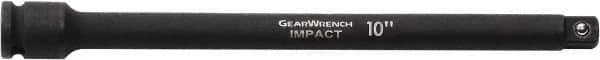 GearWrench - 1/2" Drive Standard Socket Extension - 3" OAL, Black Finish - Strong Tooling