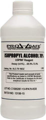 PRO-SAFE - 16 oz Isopropyl Alcohol Liquid - Comes in Bottle, 70% Isopropyl Alcohol - Strong Tooling