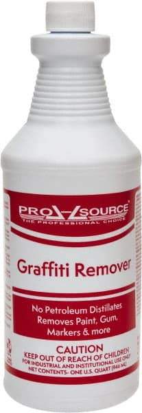 PRO-SOURCE - 32 oz Bottle Graffiti/Vandal Mark Remover - Removes Graffiti - Strong Tooling