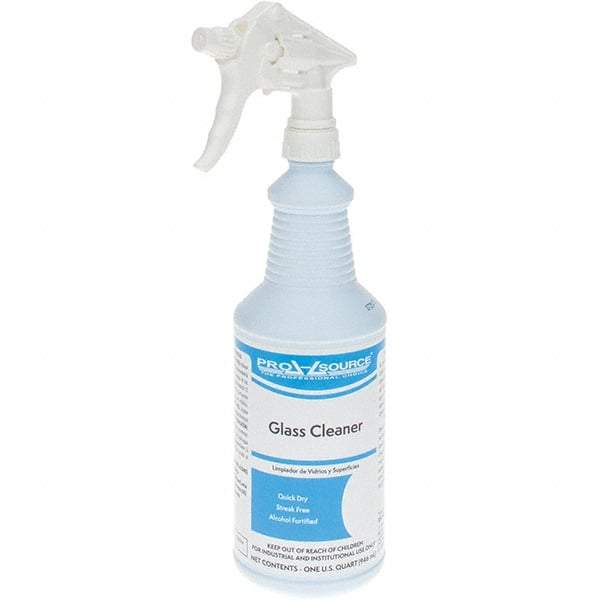 PRO-SOURCE - 32 oz Spray Bottle Clean/Fresh Glass Cleaner - Use on Glass & Mirror - Strong Tooling