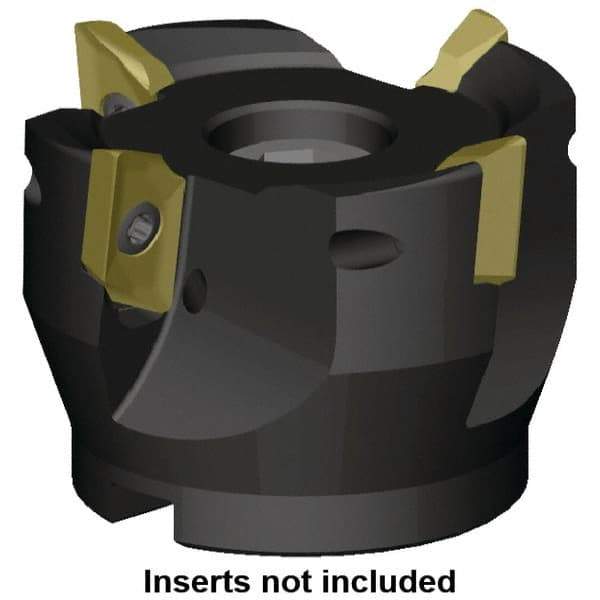 Kennametal - 5 Inserts, 3" Cutter Diam, 0.63" Max Depth of Cut, Indexable High-Feed Face Mill - 1" Arbor Hole Diam, 1.97" High, C5720VZ16-A3.00Z5R Toolholder, ZDET16M... Inserts, Series 5720VZ - Strong Tooling