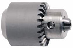 Accupro - 5/16-24, 0.51 to 7.39mm Capacity, Threaded Mount Stainless Steel Drill Chuck - Keyed, 28.4mm Sleeve Diam, 40mm Open Length - Exact Industrial Supply