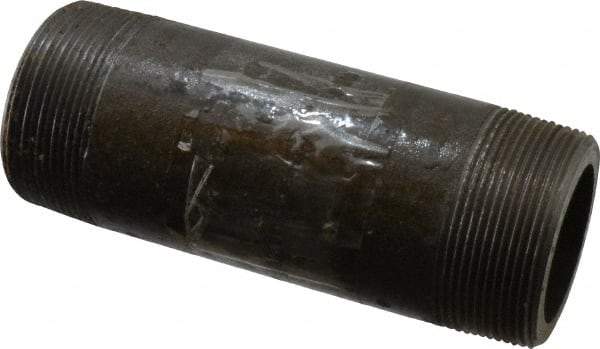 Value Collection - Schedule 160, 2" Diam x 6" Long Black Pipe Nipple - Threaded - Strong Tooling