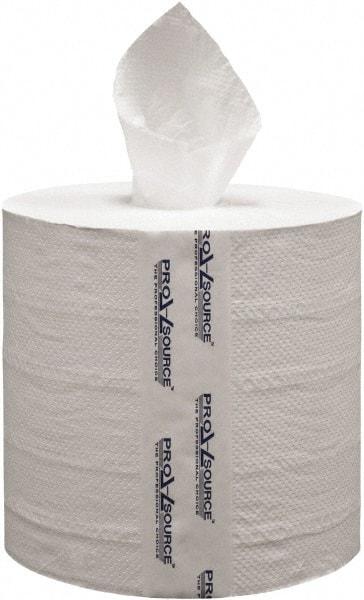 PRO-SOURCE - Center Pull Roll of 2 Ply White Paper Towels - 8-1/4" Wide, 660' Roll Length - Strong Tooling