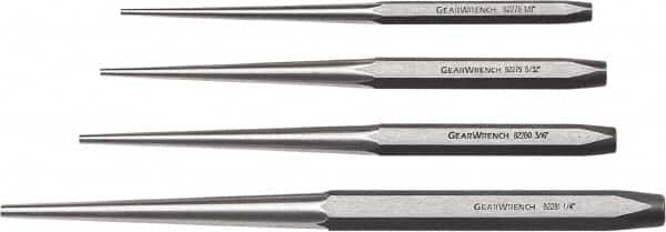 GearWrench - 4 Piece, 1/8 to 1/4", Drift Punch Set - Strong Tooling