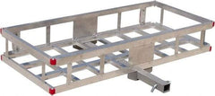 Erickson Manufacturing - Aluminum Cargo Carrier - 22-1/2" Wide x 49" Long, Silver, For Use with 2" Receivers - Strong Tooling