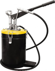 PRO-LUBE - Grease Lubrication 3 Strokes/oz Flow Aluminum & Steel Lever Hand Pump - For 528 oz Container - Strong Tooling