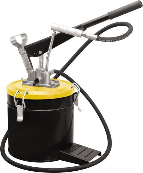 PRO-LUBE - Grease Lubrication 3 Strokes/oz Flow Aluminum & Steel Lever Hand Pump - For 208 oz Container - Strong Tooling