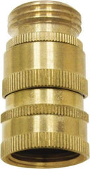 SANI-LAV - 3/4 GHT Garden Hose Quick Disconnect - Brass, Female Hose to Male Hose Connector - Strong Tooling