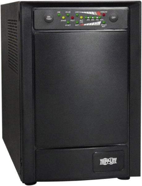 Tripp-Lite - 15 Amp, 1,000 VA, Tower Mount Online Backup Uninterruptible Power Supply - Backup 4-1/2 min with Full Load & 14 min with Half Load, 120 VAC Input & Output, 800 Watt Output, 1 Phases, 6 Outlets - Strong Tooling