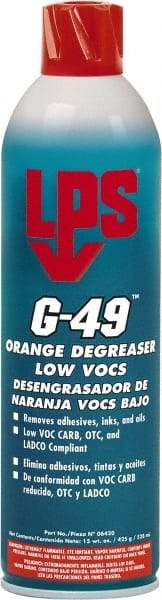 LPS - 20 oz Aerosol Cleaner/Degreaser - Aerosol, Orange - Strong Tooling