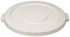 PRO-SOURCE - Round Lid for Use with 20 Gal Round Trash Cans - White, Polyethylene, For Brute Trash Cans - Strong Tooling