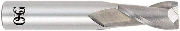 OSG - 1", 2 Flute, Single End, Solid Carbide, 1/8" Corner Radius End Mill - 4" OAL, 30° Helix, Right Hand Flute, 1-1/2" LOC, Right Hand Cut - Strong Tooling