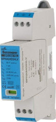 Cooper Bussmann - 2 Pole, 1 Phase, 1 kA Nominal Current, 90mm Long x 18mm Wide x 66mm Deep, Thermoplastic Hardwired Surge Protector - DIN Rail Mount, 24 VAC/VDC, 30 VAC/VDC Operating Voltage, 4 kA Surge Protection - Strong Tooling