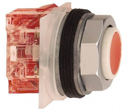 Square D - 1.18 Inch Mount Hole, Pushbutton Switch Only - Multicolored Pushbutton, Nonilluminated, Momentary (MO), Shock and Vibration Resistant - Strong Tooling