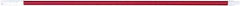 PRO-SOURCE - 60 x 1-1/4" Fiberglass Handle for Floor Squeegees & Push Brooms - Threaded Connection, Red - Strong Tooling