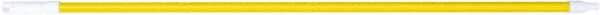 PRO-SOURCE - 54 x 1-1/4" Fiberglass Handle for Floor Squeegees & Push Brooms - Threaded Connection, Yellow - Strong Tooling