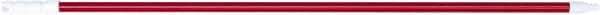 PRO-SOURCE - 54 x 1-1/4" Fiberglass Handle for Floor Squeegees & Push Brooms - Threaded Connection, Red - Strong Tooling