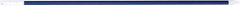 PRO-SOURCE - 54 x 1-1/4" Fiberglass Handle for Floor Squeegees & Push Brooms - Threaded Connection, Blue - Strong Tooling