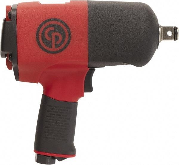 Chicago Pneumatic - 3/4" Drive, 6,500 RPM, 1,217 Ft/Lb Torque Impact Wrench - Pistol Grip Handle, 12 CFM, 90 psi, 3/8" NPT Inlet - Strong Tooling