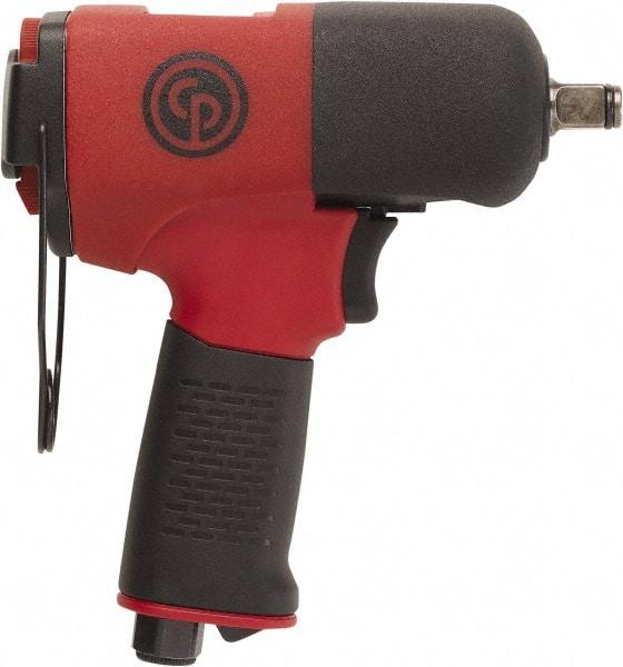 Chicago Pneumatic - 1/2" Drive, 11,500 RPM, 406 Ft/Lb Torque Impact Wrench - Pistol Grip Handle, 8 CFM, 90 psi, 1/4" NPT Inlet - Strong Tooling