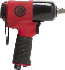 Chicago Pneumatic - 1/2" Drive, 11,500 RPM, 406 Ft/Lb Torque Impact Wrench - Pistol Grip Handle, 8 CFM, 90 psi, 1/4" NPT Inlet - Strong Tooling